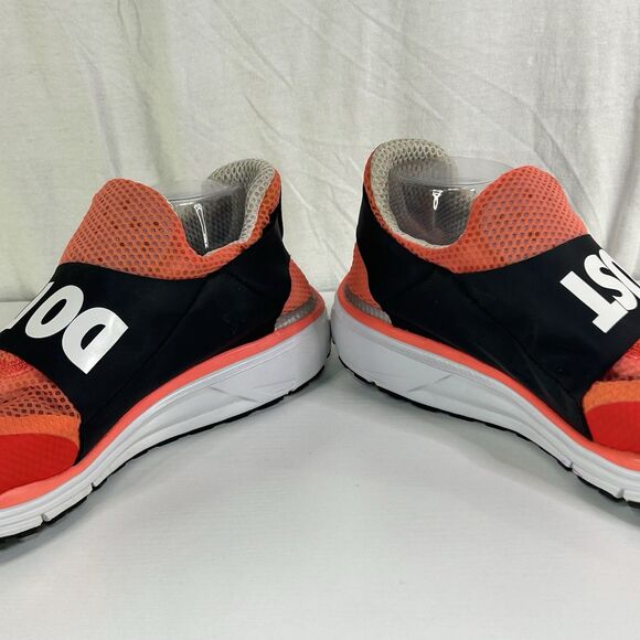 Nike Mens Lunarlon JUST DO IT Coral Orange 644395-600 Size 12 Slip On Sneakers